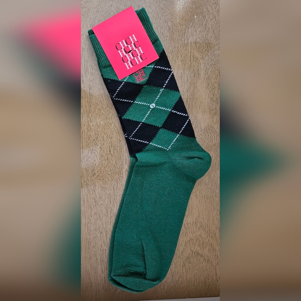 CH men's plaid socks